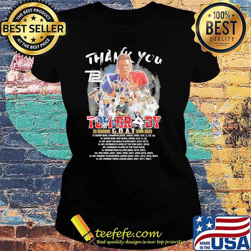 Best Selling Thank You Tom Brady Goat T-Shirt