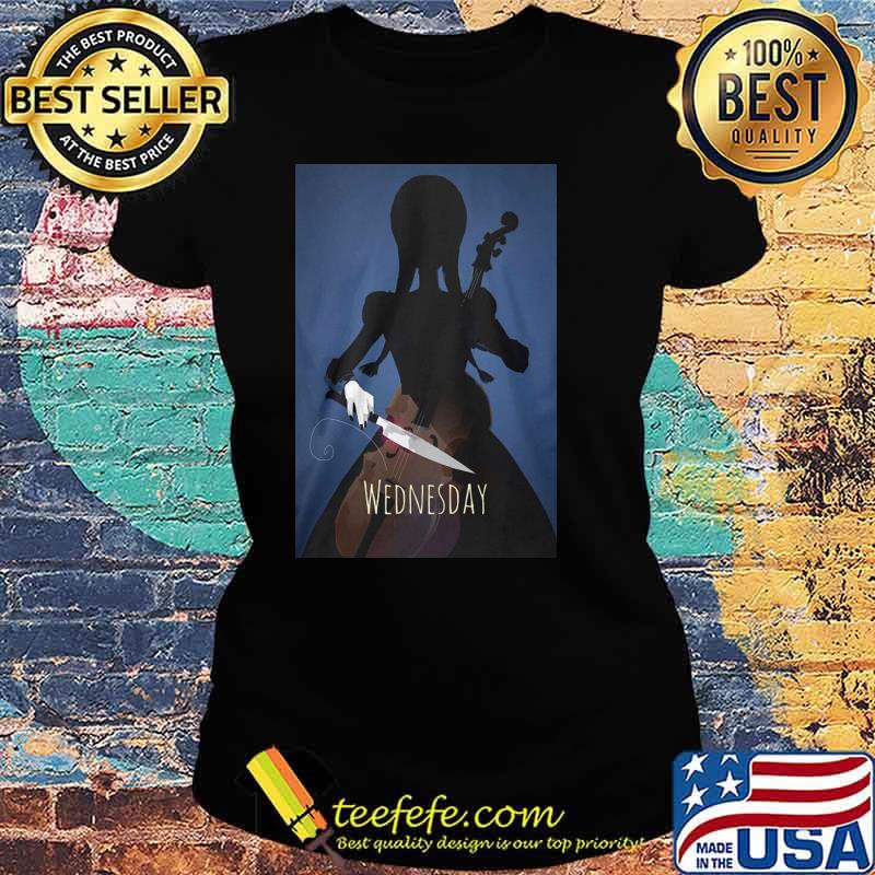 The Addam Wed Wednesday violin s Ladies tee The Addam Wed Wednesday violin s Ladies tee