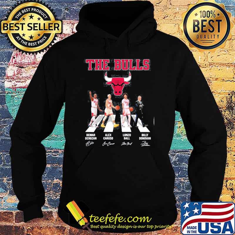 The Bulls Derozan Caruso Ball and Donovan Abbey road signatures s Hoodie The Bulls Derozan Caruso Ball and Donovan Abbey road signatures s Hoodie