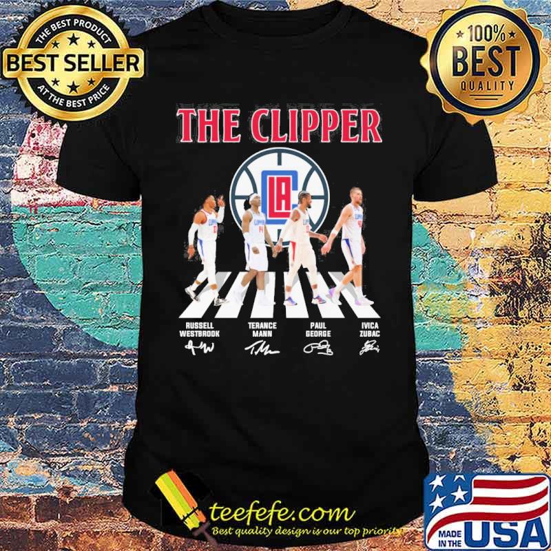 The Clipper Walking Abbey Road Russell Westbrook Terance Mann signatures s Unisex The Clipper Walking Abbey Road Russell Westbrook Terance Mann signatures s Unisex