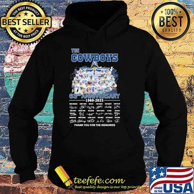 The Cowboy 63rd anniversary 1960-2023 thank you for the memories signatures shirt