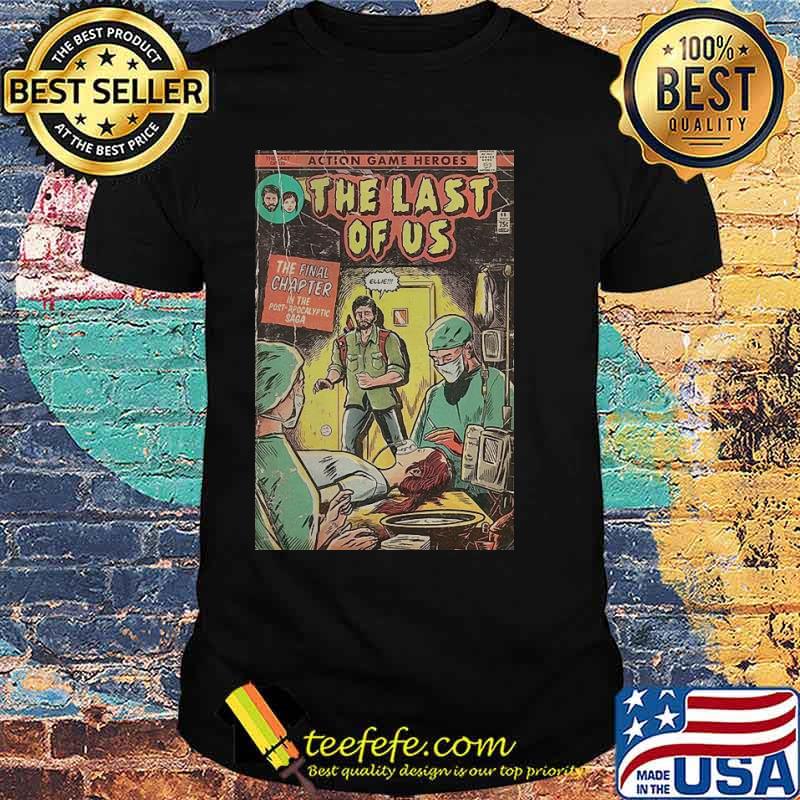 The Last of Us - Ending comic cover fan art Poster vintage Shirt Unisex The Last of Us - Ending comic cover fan art Poster vintage Shirt Unisex