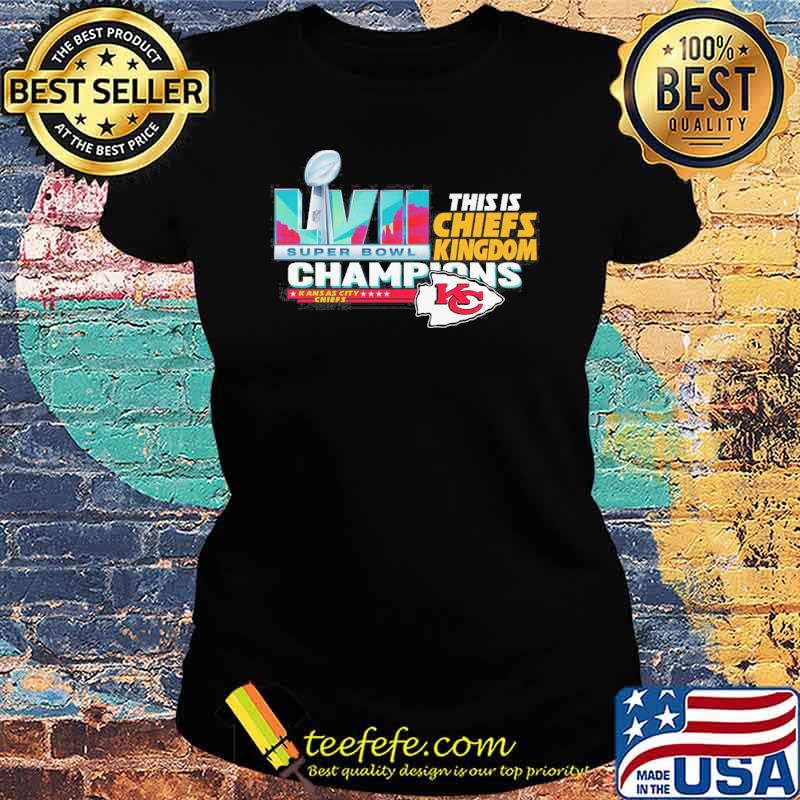 This is Chiefs Kingdom champions super bowl LVII s Ladies tee This is Chiefs Kingdom champions super bowl LVII s Ladies tee