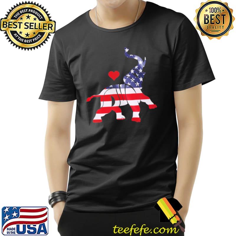 Trump Elephant America flag heart love s Unisex Trump Elephant America flag heart love s Unisex