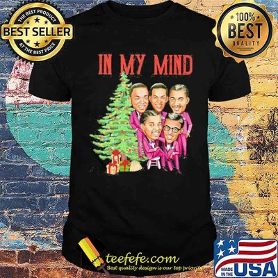 Tupac Shakur, Jam master and Kanye West in my mind Christmas shirt