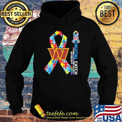 Washington Commanders Crucial catch intercept Autism NFL shirt