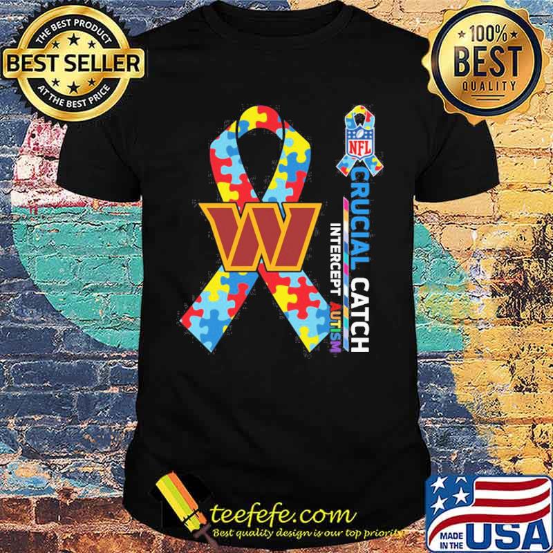 Washington Commanders Crucial catch intercept Autism NFL s Unisex Washington Commanders Crucial catch intercept Autism NFL s Unisex