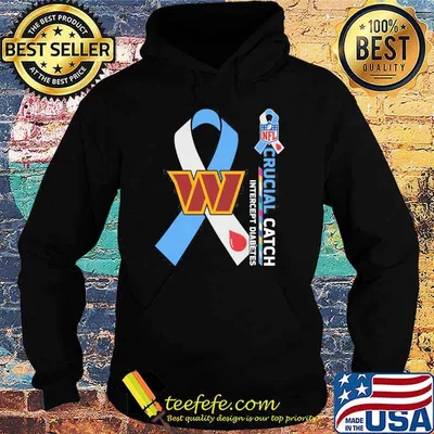 Washington Commanders Crucial catch intercept Diabetes NFL shirt