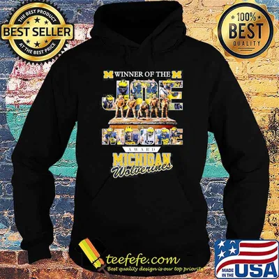 Winner of the award Michigan wolverines Joe Moore shirt