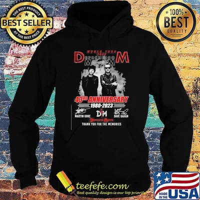 World tour 2023 Depeche Do mementoilom 43rd anniversary 1980-2023 thank you for the memories shirt