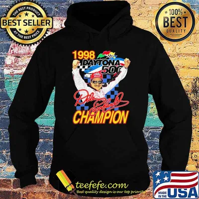 1998 Daytona 500 champion earnhardt signature shirt