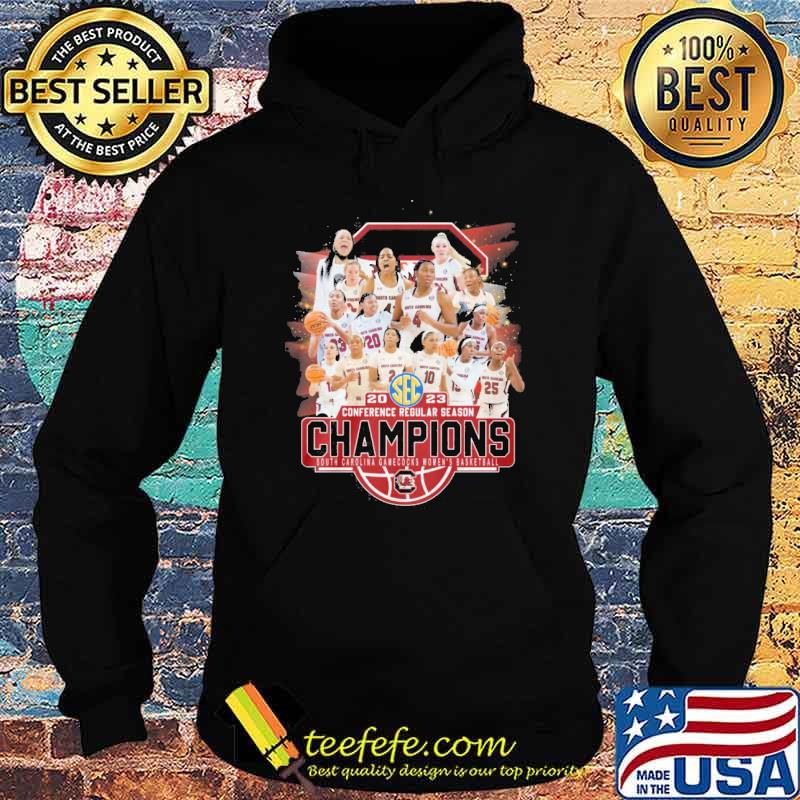 2023 conference regular season champions South Carolina gamecocks women's basketball shirt