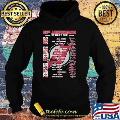 20th anniversary Stanley cup 2003 2023 New Jersey Devils John Madden signatures shirt