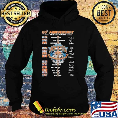 50th anniversary NBA Champions 1973 2023 New York Knicks signatures shirt