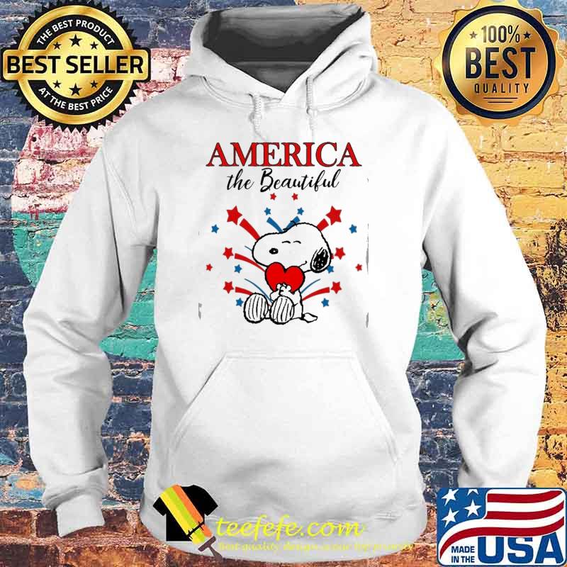 America the beautiful snoopy heart love firework s Hoodie America the beautiful snoopy heart love firework s Hoodie