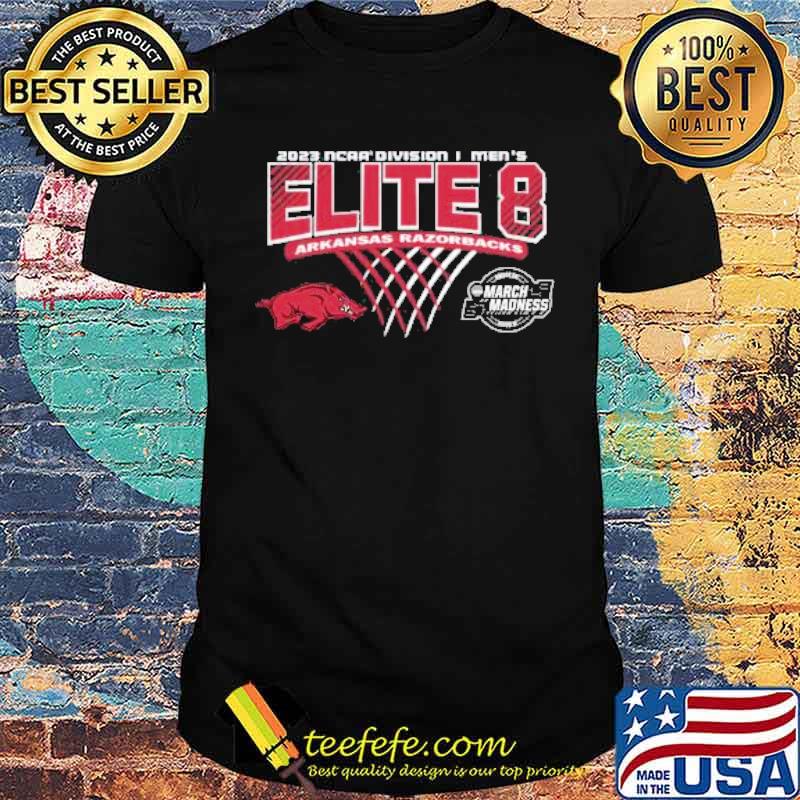 Arkansas Razorbacks 2023 NCAA Division I Men’s Basketball Elite Eight March Madness Shirt Unisex Arkansas Razorbacks 2023 NCAA Division I Men’s Basketball Elite Eight March Madness Shirt Unisex