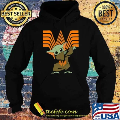 Awesome baby yoda dabbing WHATABURGER shirt