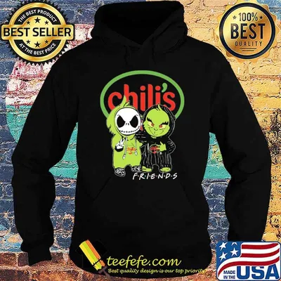 Awesome jack Skellington Grinch Chili's shirt