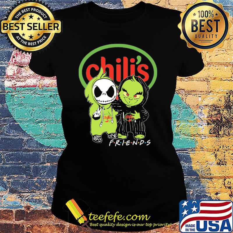 Awesome jack Skellington Grinch Chili's s Ladies tee Awesome jack Skellington Grinch Chili's s Ladies tee