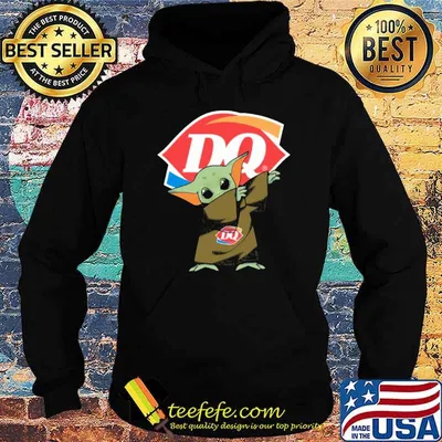 Baby yoda dabbing Dairy queen shirt