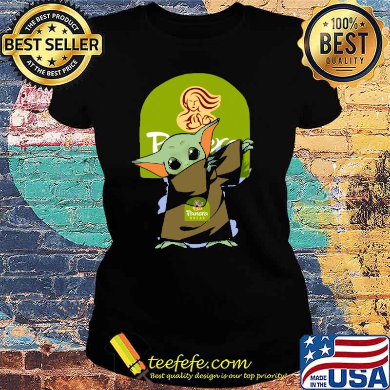 Baby yoda dabbing Panera bread s Ladies tee Baby yoda dabbing Panera bread s Ladies tee