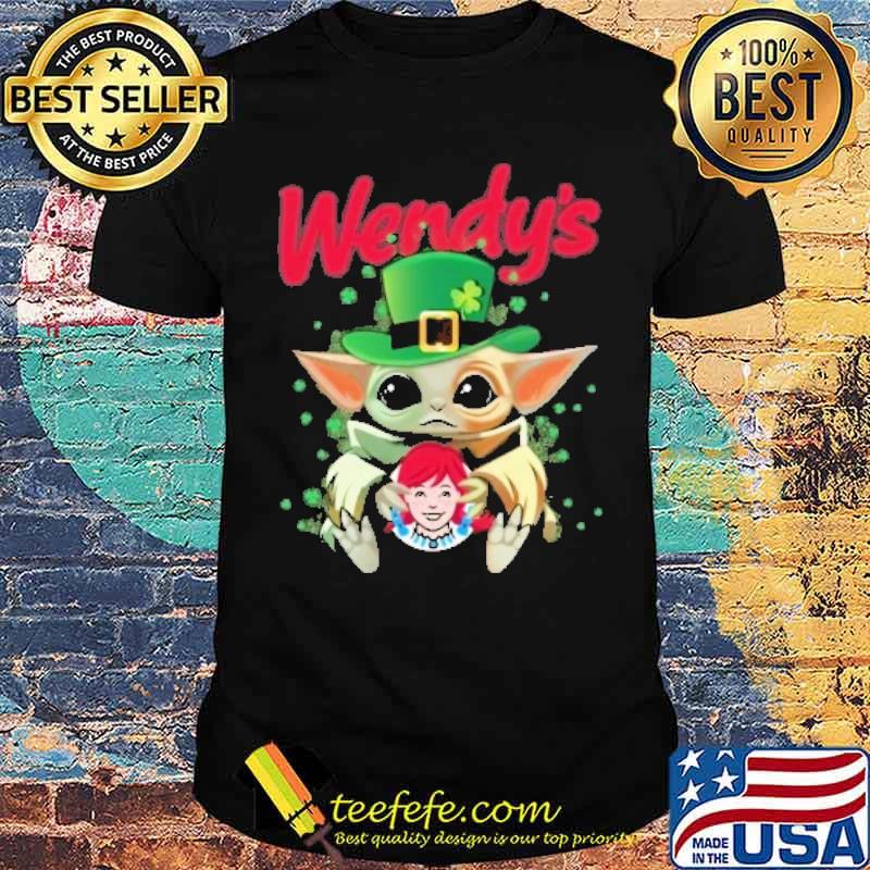 Baby yoda hug Wendy's St.Patrick's day s Unisex Baby yoda hug Wendy's St.Patrick's day s Unisex