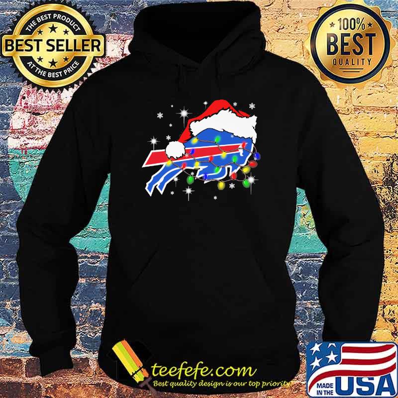 Bills Buffalo chirstmas hat light shirt