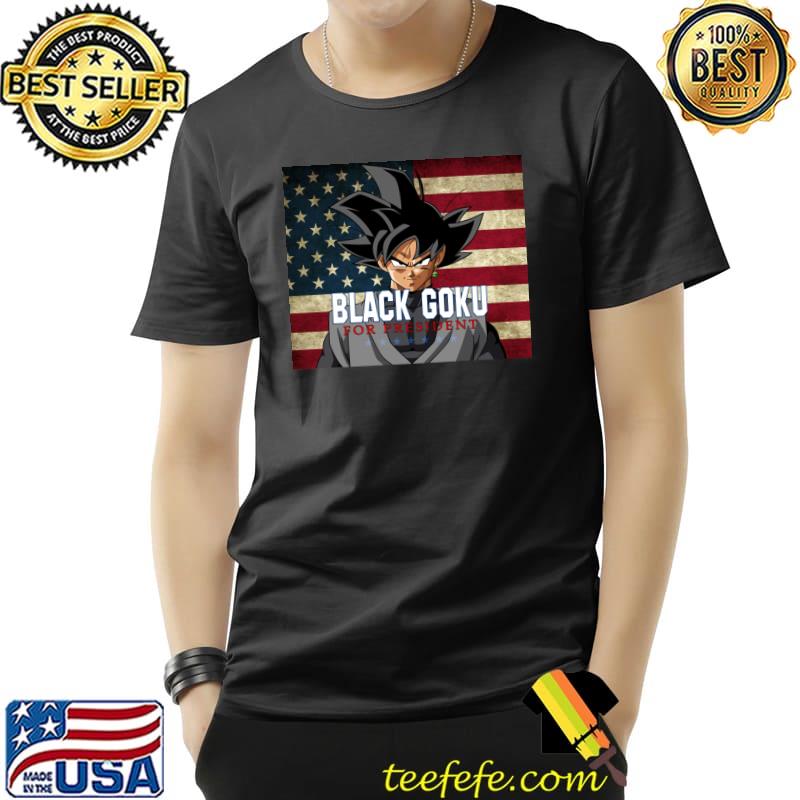 Black Goku For President Election American Flag T-Shirt Unisex Black Goku For President Election American Flag T-Shirt Unisex