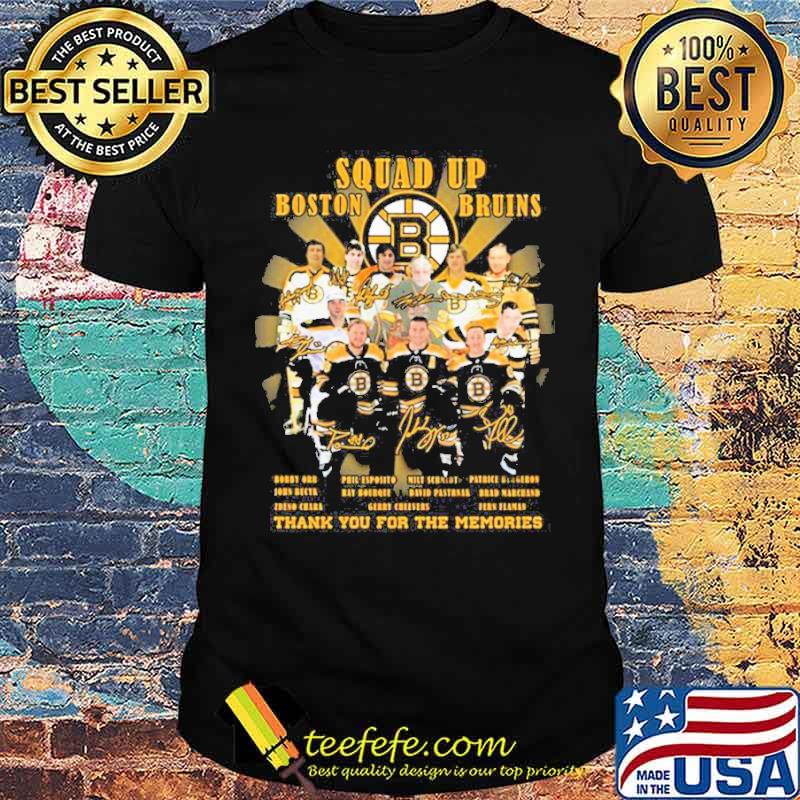 Boston Bruins squad up thank you for the memories name players signatures s Unisex Boston Bruins squad up thank you for the memories name players signatures s Unisex