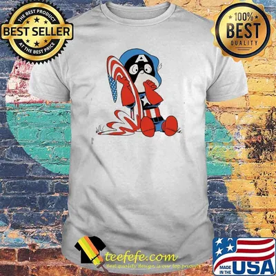 Captain America snoopy marvel shirt