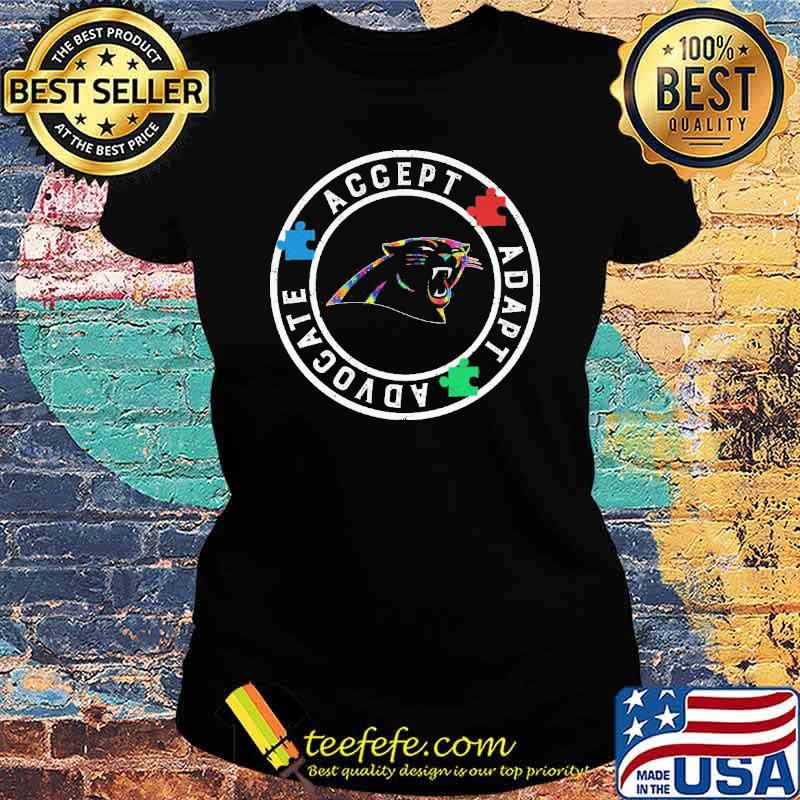 Carolina Panthers advocate accept adapt autism s Ladies tee Carolina Panthers advocate accept adapt autism s Ladies tee