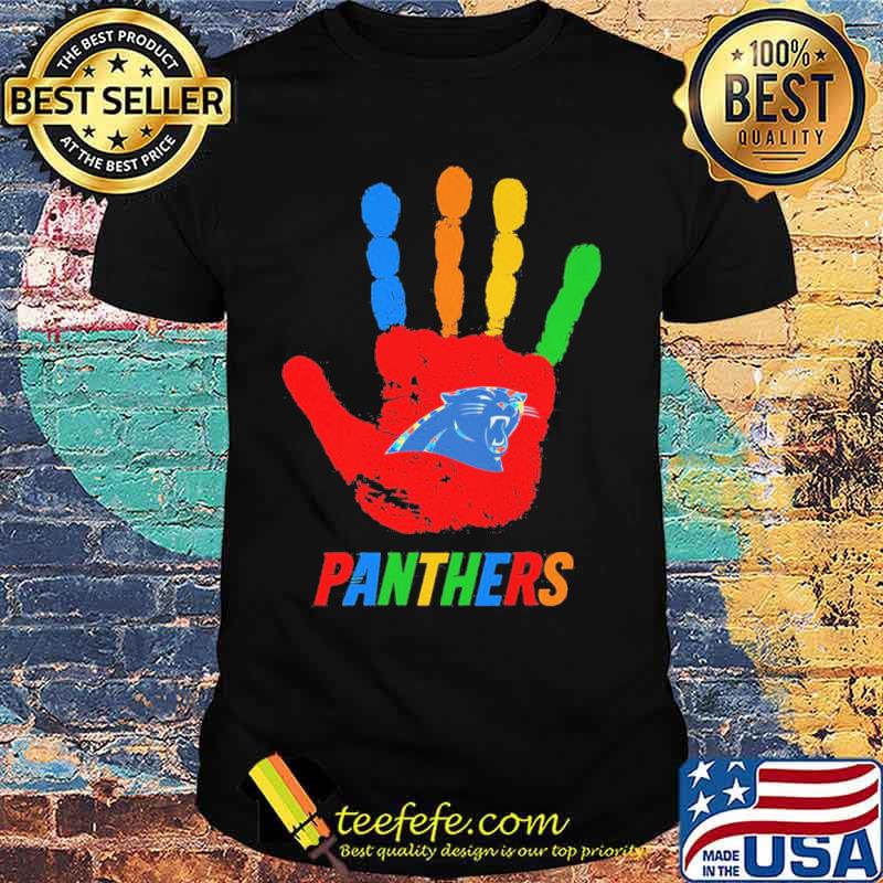 Carolina Panthers Hand color autism s Unisex Carolina Panthers Hand color autism s Unisex