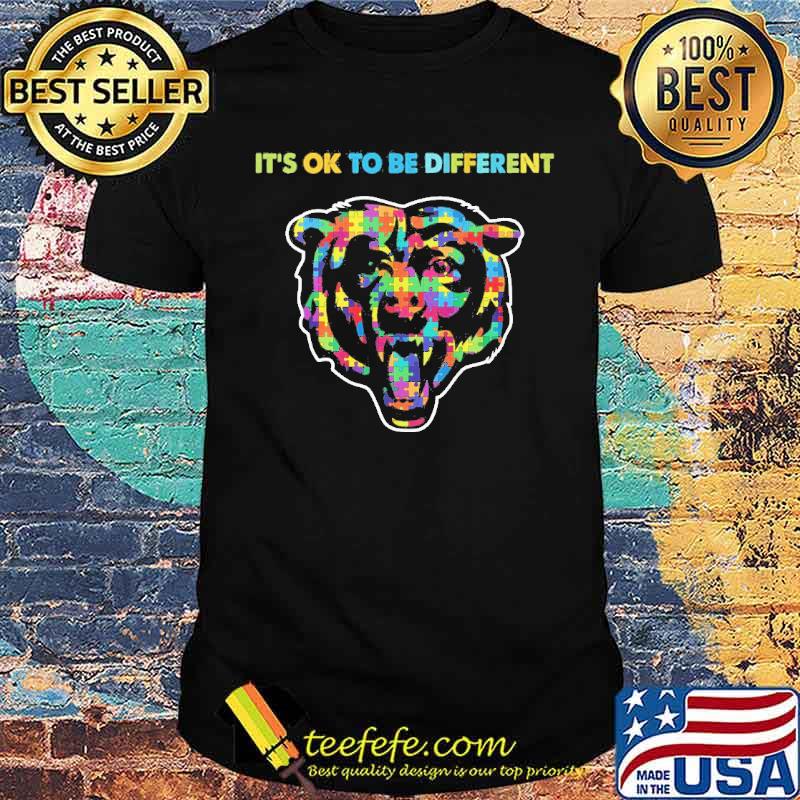 Chicago Bears it's ok to be different autism s Unisex Chicago Bears it's ok to be different autism s Unisex