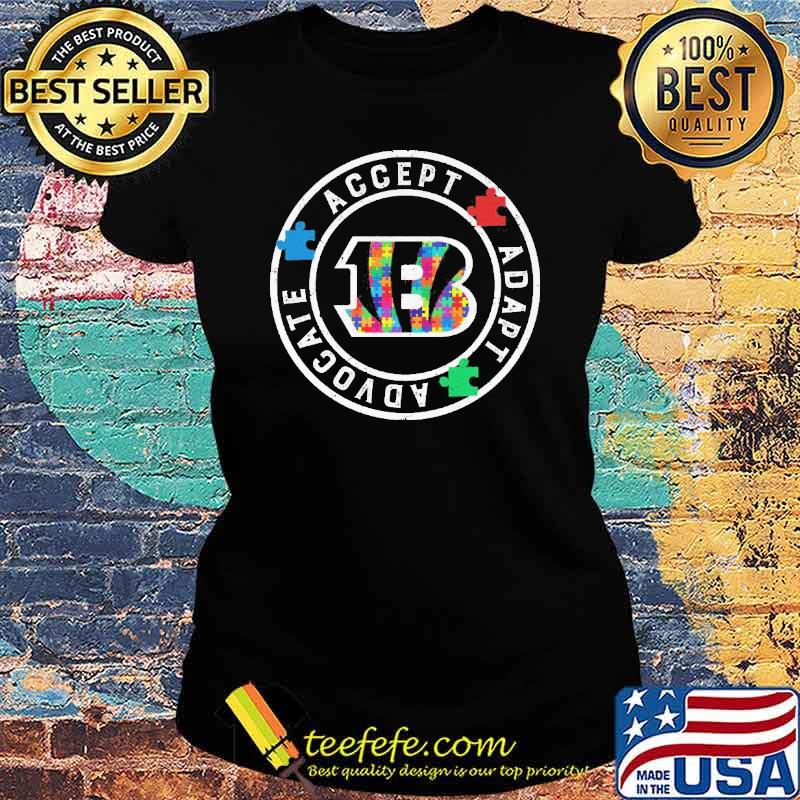 Cincinnati Bengals advocate accept adapt autism s Ladies tee Cincinnati Bengals advocate accept adapt autism s Ladies tee