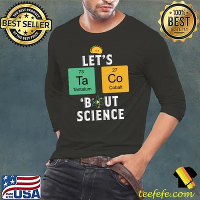 Cinco De Mayo Let's Tacos Bout Science Teacher T-Shirt