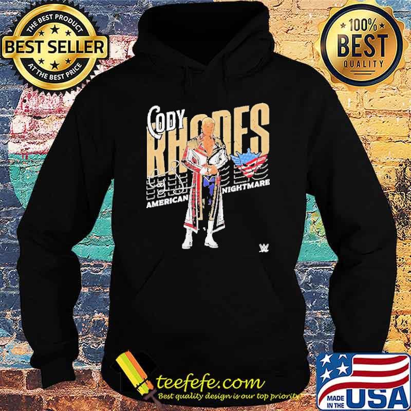 Cody Rhodes Slant American Nightmare Signature flag shirt