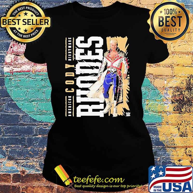 Cody Rhodes Vertical American Nightmare Signature s Ladies tee Cody Rhodes Vertical American Nightmare Signature s Ladies tee