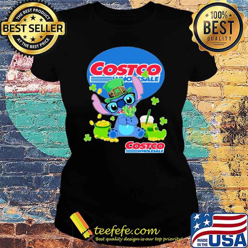 Costo wholesale Stitch hug St.Patrick's day s Ladies tee Costo wholesale Stitch hug St.Patrick's day s Ladies tee