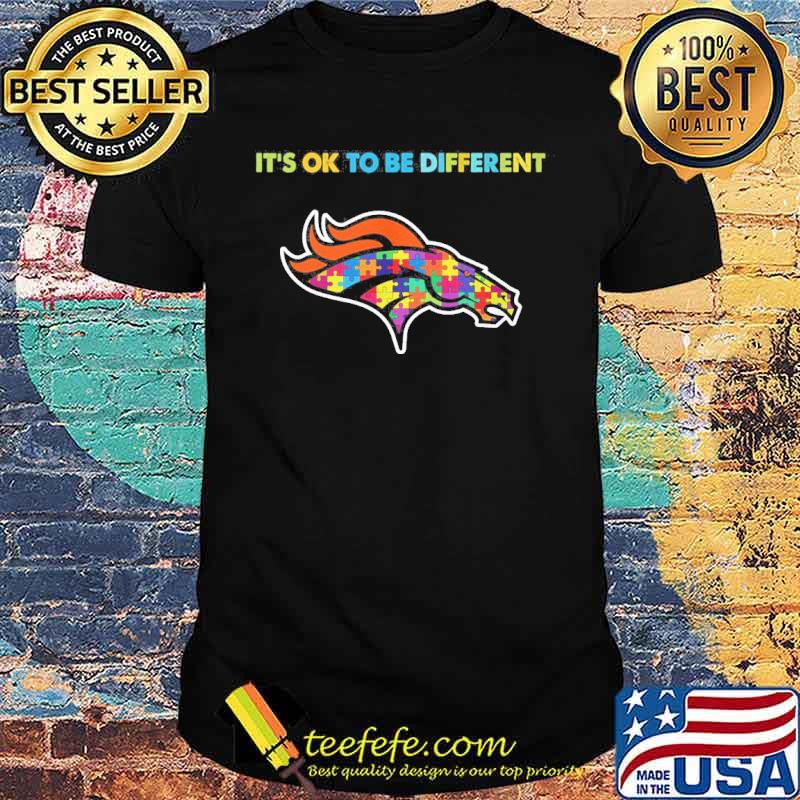 Denver Broncos it's ok to be different autism s Unisex Denver Broncos it's ok to be different autism s Unisex