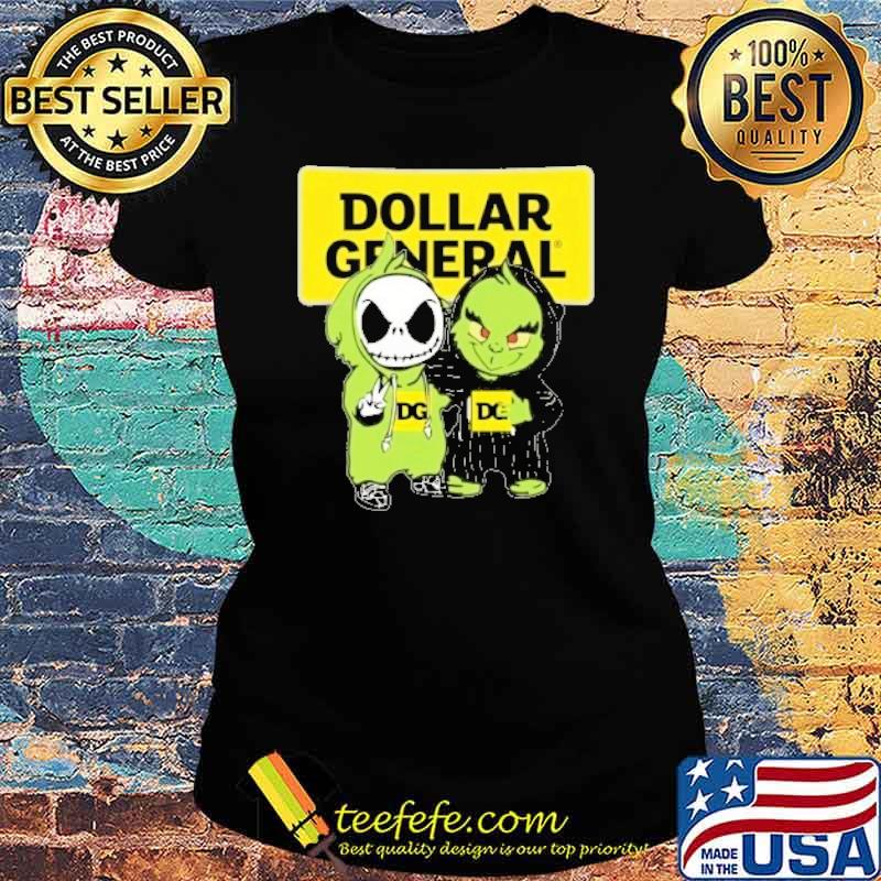 Dollar General Jack Skellington and Grinch s Ladies tee Dollar General Jack Skellington and Grinch s Ladies tee