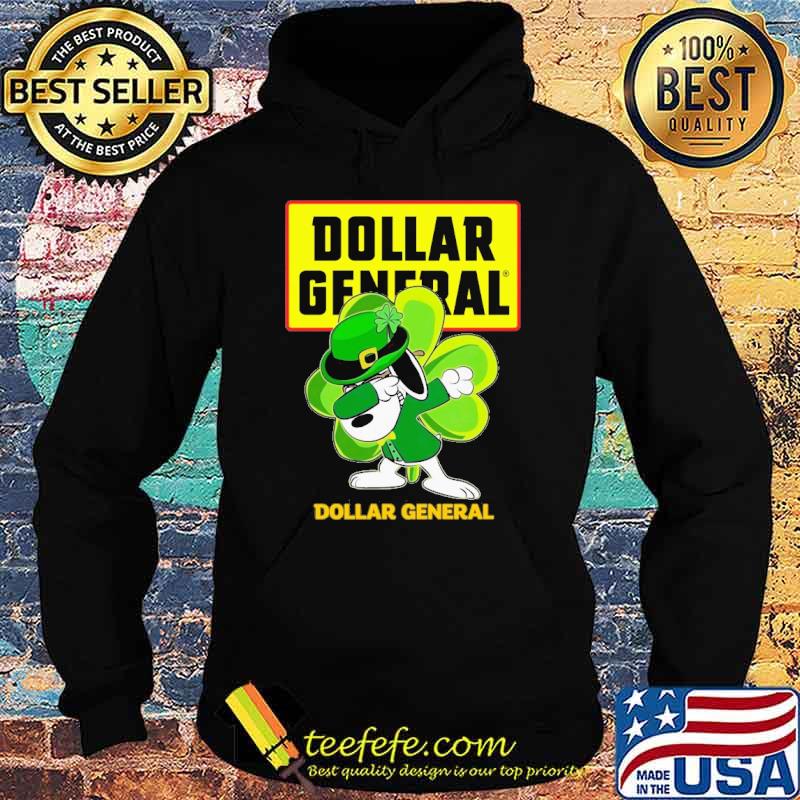 Dollar general snoopy dabbing St.Patrick's day shirt