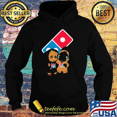 DOMINO'S PIZZA groot and toothless shirt