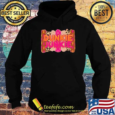 Dunkin' Donuts Dunkie Junkie leopart shirt