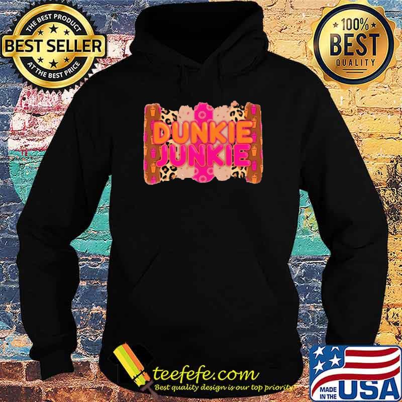 Dunkin' Donuts Dunkie Junkie leopart shirt Dunkin' Donuts Dunkie Junkie leopart shirt