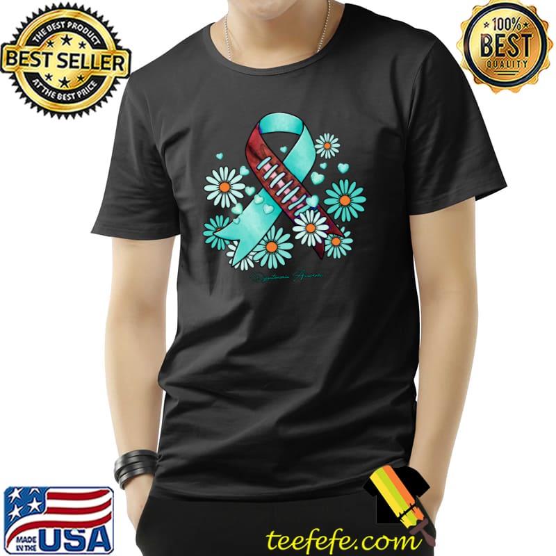 Dysautonomia Awareness Baseball Ribbon Flower T-Shirt Unisex Dysautonomia Awareness Baseball Ribbon Flower T-Shirt Unisex