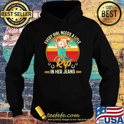 Every girl needs a little rip in her jeans vintage shirt