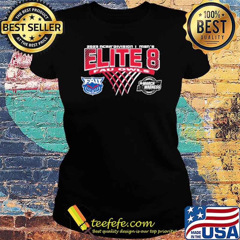 FAU Owls 2023 NCAA Division I Men’s Basketball Elite Eight March madness Shirt Ladies tee FAU Owls 2023 NCAA Division I Men’s Basketball Elite Eight March madness Shirt Ladies tee