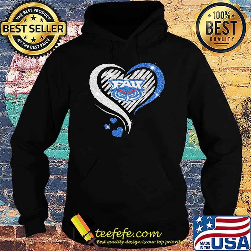 Florida Atlantic University heart diamond love shirt