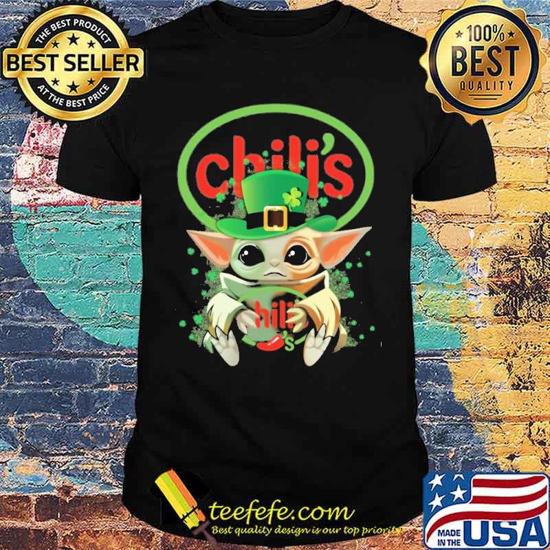 Funny baby yoda hug Chili's Grill bar St.Patrick's day s Unisex Funny baby yoda hug Chili's Grill bar St.Patrick's day s Unisex