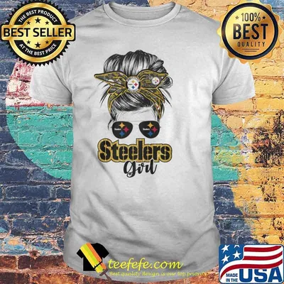Funny pittsburgh Steelers girl glass shirt